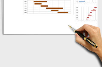 项目进度计划甘特图Excel表格