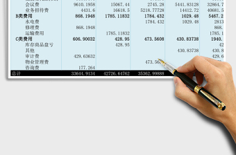 一季度费用明细表Excel模板