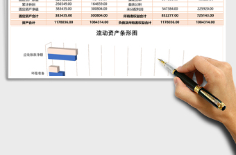 公司企业资产负债表excel表格模板