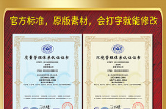 CQC管理体系认证证书PSD