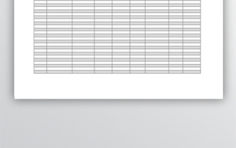 通讯录Excel表格模板