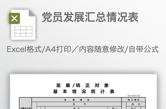 2022中共正式党员票决情况汇总单